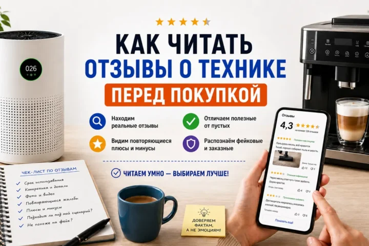 как читать отзывы о технике перед покупкой