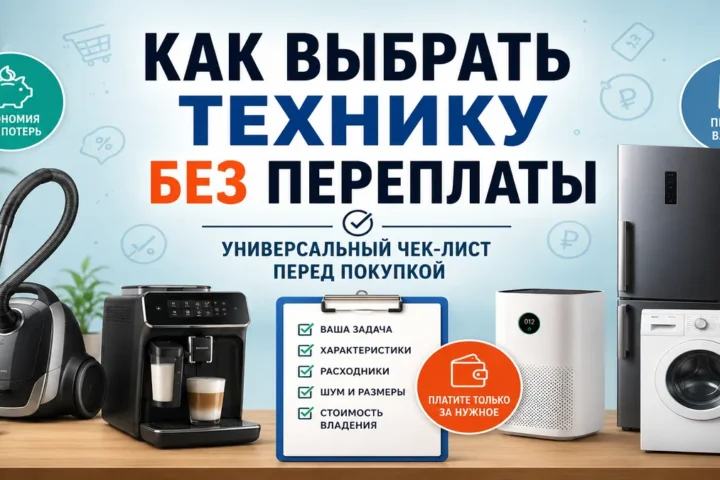как выбрать технику без переплаты перед покупкой